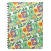 プロフェッショナル栄養士アイコニック設計 ノートブック (正面)