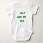 プロフェッショナル栄養士アイコニック設計 ベビーボディスーツ (裏面)