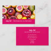 プロフェッショナル栄養士ディティシアンウェルネスコーチ 名刺 (正面/裏面)
