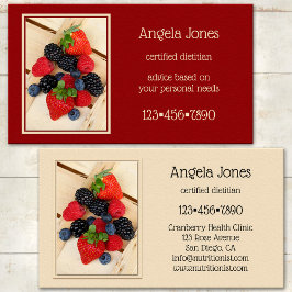 プロフェッショナル栄養士栄養士名刺 名刺