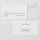 プロフェッショナル歯科医の名刺 名刺 (正面/裏面)