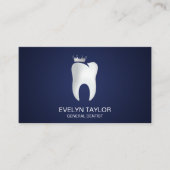 プロフェッショナル歯科医師歯科クリニック歯のホワイトニング 名刺 (正面)