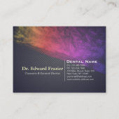 プロフェッショナル歯科医科歯科バラ金ゴールド歯 予約カード (裏面)