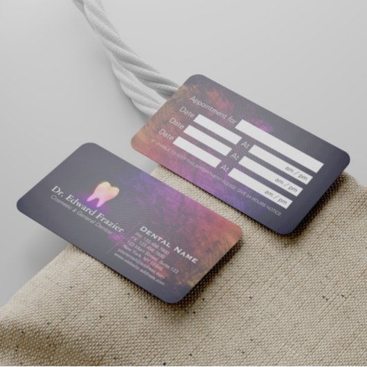 プロフェッショナル歯科医科歯科バラ金ゴールド歯 紹介カード