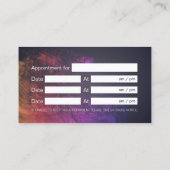 プロフェッショナル歯科医科歯科バラ金ゴールド歯 紹介カード (裏面)