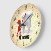 プロフェッショナル歯科医院 ラージ壁時計 (傾斜)