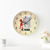 プロフェッショナル歯科医院 ラージ壁時計 (ホーム)