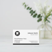 プロフェッショナル歯科医 – デンタルケアアポイントメント 予約カード (スタンド正面)