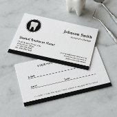 プロフェッショナル歯科医 – デンタルケアアポイントメント 予約カード