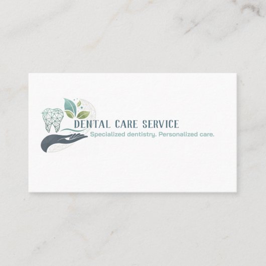 プロフェッショナル歯科医 | デンタルケアサービス 名刺 (正面)