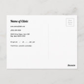 プロフェッショナル歯科用歯ブラシアポイントメント ポストカード (裏面)