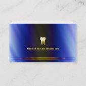 プロフェッショナル歯 |ユニーク | 名刺 (裏面)