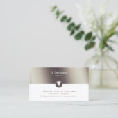 プロフェッショナル歯 |歯医者金ゴールド 予約カード (スタンド正面)