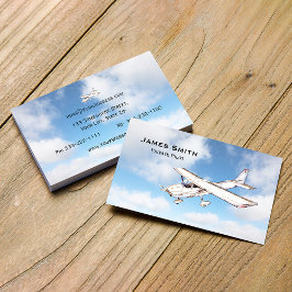 プロフェッショナル民間パイロット航空カスタムカード2 名刺