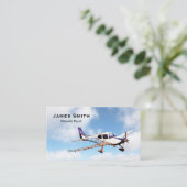 プロフェッショナル民間パイロット航空カスタムカード 名刺 (スタンド正面)