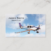 プロフェッショナル民間パイロット航空カスタムカード 名刺 (正面)