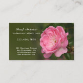 プロフェッショナル気に写真 名刺 (裏面)