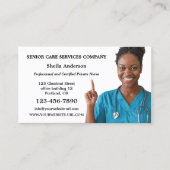 プロフェッショナル気に写真 名刺 (正面)