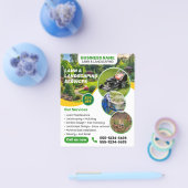 プロフェッショナル気に芝生及び造園 チラシ (シングル)