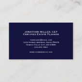 プロフェッショナル法人名刺 名刺 (裏面)