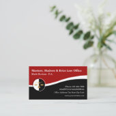 プロフェッショナル法律事務所弁護士名刺 名刺 (スタンド正面)