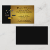 プロフェッショナル法法はかりで測弁護士 名刺 (正面/裏面)