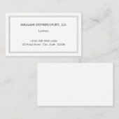 プロフェッショナル法的プロフェッショナル名刺 名刺 (正面/裏面)