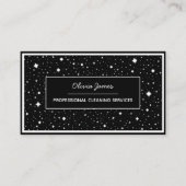 プロフェッショナル洗浄サービスブラックスパークル 名刺 (正面)