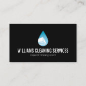 プロフェッショナル洗浄サービス、圧力洗浄 名刺 (正面)