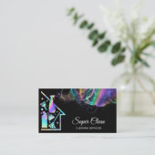 プロフェッショナル洗浄ホログラフィックヤニータサービス 名刺 (スタンド正面)