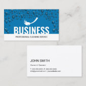 プロフェッショナル洗浄水滴 名刺 (正面/裏面)