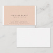 プロフェッショナル洗練されたカラーシンプルプレーン 名刺 (正面/裏面)