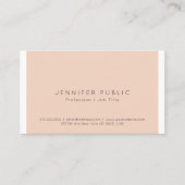 プロフェッショナル洗練されたカラーシンプルプレーン 名刺 (正面)