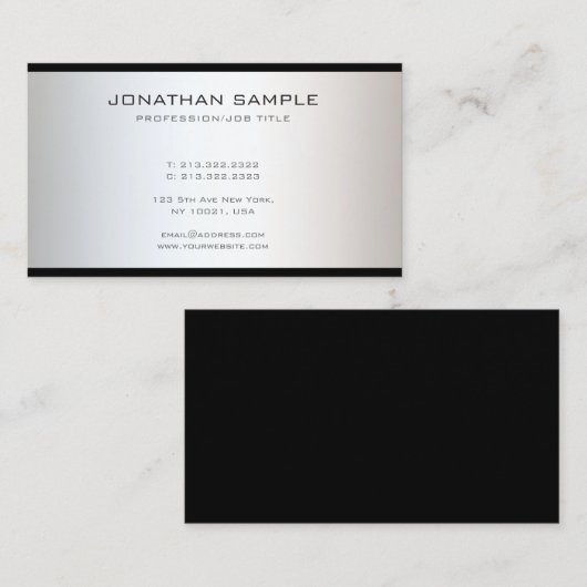 プロフェッショナル洗練されたプユニークラモダンイン 名刺