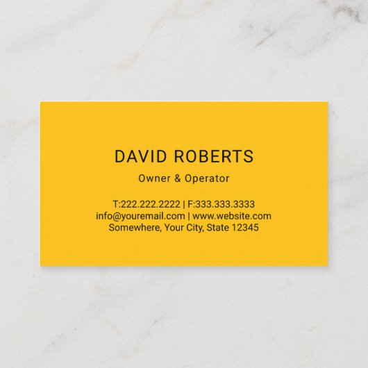 プロフェッショナル浄化及び揚水サービス 名刺 (裏面)