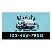 プロフェッショナル浄化槽ポンピングサービス マグネット名刺 (正面)