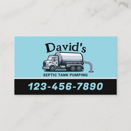 プロフェッショナル浄化槽ポンピングサービス 名刺 (正面)