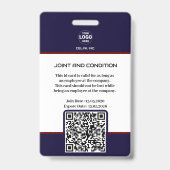 プロフェッショナル海軍セキュリティバッジ：写真&会社 バッジ (Back)