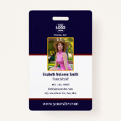 プロフェッショナル海軍セキュリティバッジ:写真&会社 バッジ (正面)