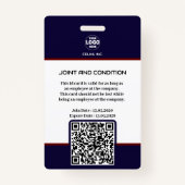 プロフェッショナル海軍セキュリティバッジ:写真&会社 バッジ (裏面)