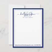 プロフェッショナル海軍 | ノートカードの机から サンキューカード (正面)