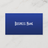 プロフェッショナル深いブルー名刺 名刺 (正面)