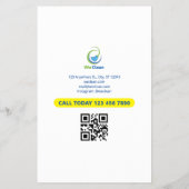 プロフェッショナル清掃サービス事業者 チラシ (裏面)