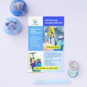 プロフェッショナル清掃サービス事業者 チラシ (シングル)