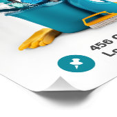 プロフェッショナル清掃サービス業 ポスター (コーナー)