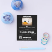 プロフェッショナル清掃サービス | カスタム業 チラシ (シングル)