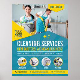 プロフェッショナル清掃サービス ポスター