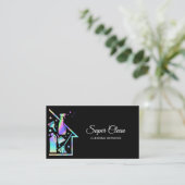 プロフェッショナル清掃家メイド清掃員サービス 名刺 (スタンド正面)