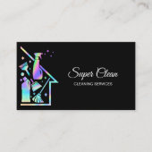 プロフェッショナル清掃家メイド清掃員サービス 名刺 (正面)