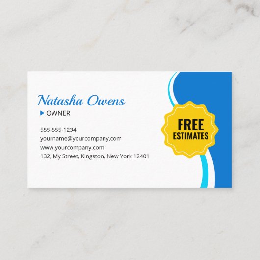 プロフェッショナル清掃業者メイドハウスキーパー 名刺 (裏面)